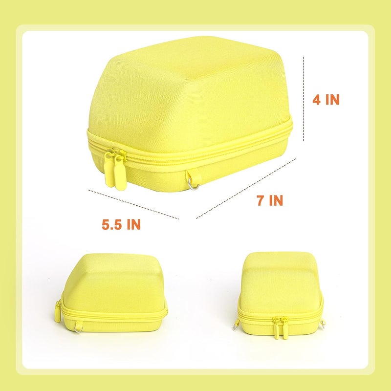 wogozan Protective Case for Polaroid Now 2nd/3rd, Now+ Gen 2/3rd, I-Type, OneStep+, Onestep 2, Filp, Instant Film Camera - Hard Shell Camera Case with Adjustable Shoulder Strap (Yellow) (No Camera) - Image 5